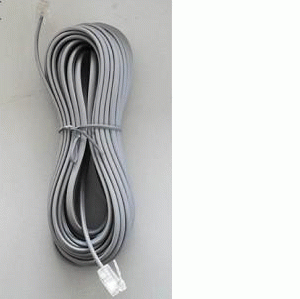 6P2C 10M Telephone Cable